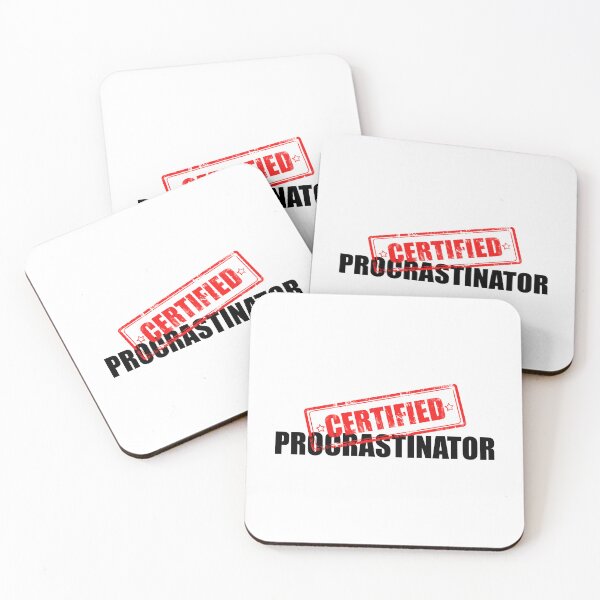 Item preview, Certified Procrastinator  designed and sold by yoshra.