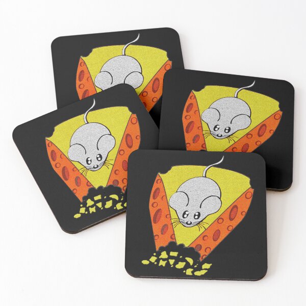 Item preview, Mouse with cheese, cute animal designs, mouse t-shirt designed and sold by Kirei-Lily.