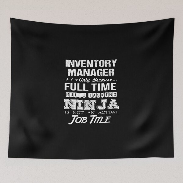 Item preview, Inventory Manager T Shirt - Ninja Job Gift Item Tee designed and sold by ritterdick.