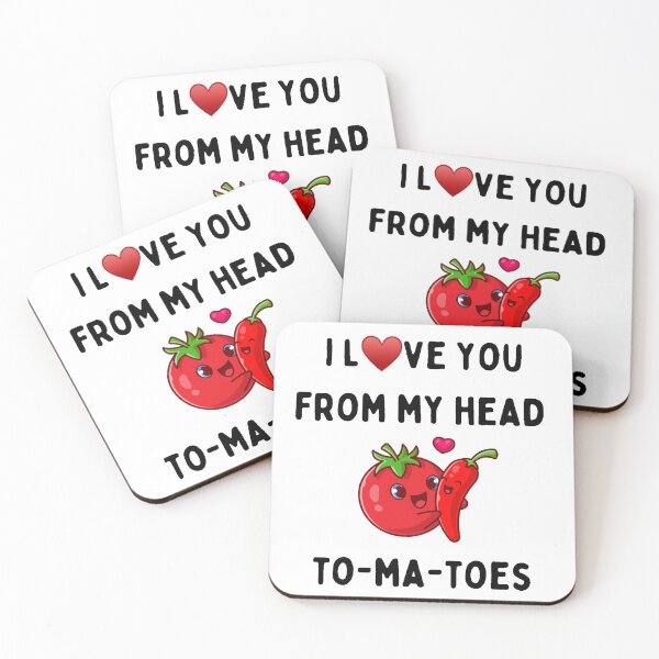 Item preview, I love you from my head tomatoes designed and sold by FlyingSprinkles.