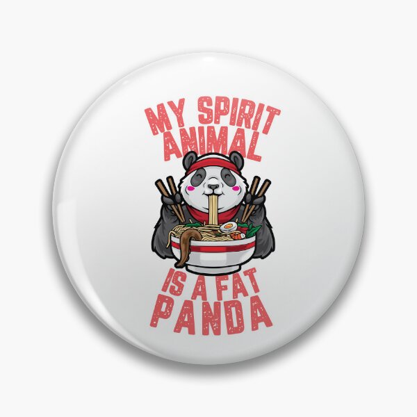 Item preview, My Spirit Animal Is a FAT Panda  designed and sold by AnimalLover4eva.