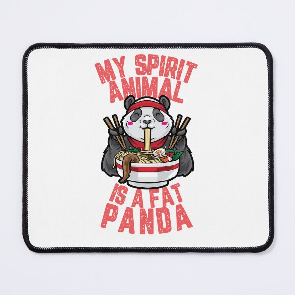 Item preview, My Spirit Animal Is a FAT Panda designed and sold by AnimalLover4eva.