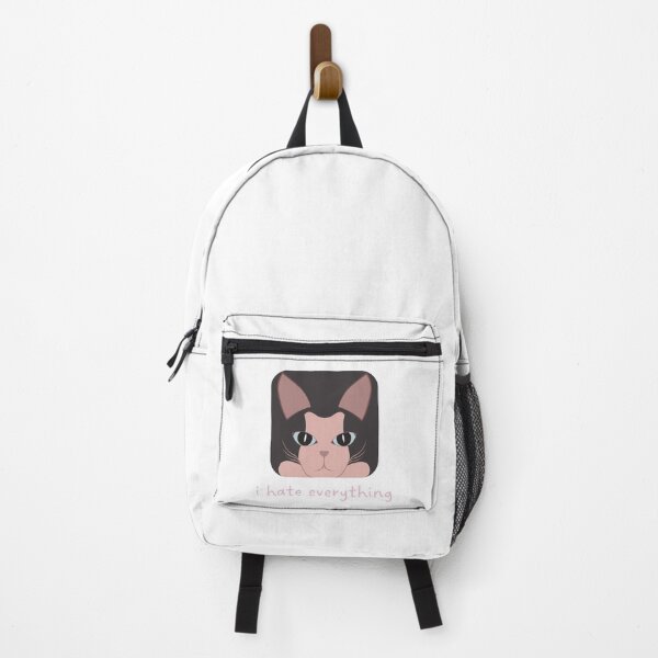 Item preview, I Hate Everything Funny Angry Cat Quote designed and sold by alchemytree.