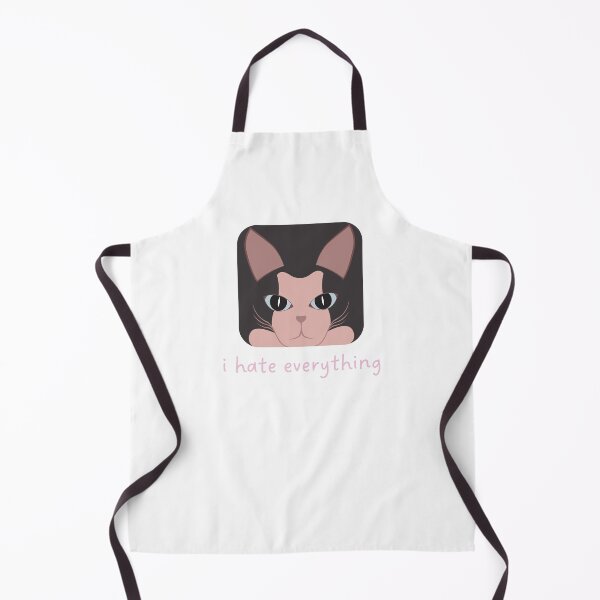 Item preview, I Hate Everything Funny Angry Cat Quote designed and sold by alchemytree.