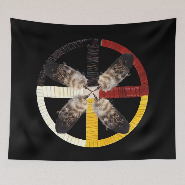 Item preview, Medicine Wheel Native American the best gifts for any american dad father mom mother boy girl child designed and sold by ZoldicShop.