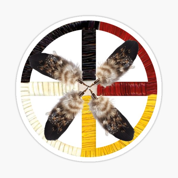 Item preview, Medicine Wheel Native American the best gifts for any american dad father mom mother boy girl child designed and sold by ZoldicShop.