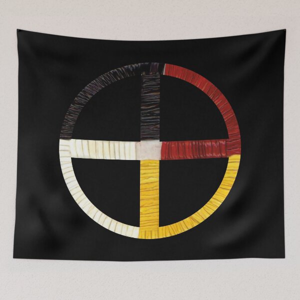 Item preview, Medicine Wheel Native American the best gifts for any american dad father mom mother boy girl child designed and sold by ZoldicShop.