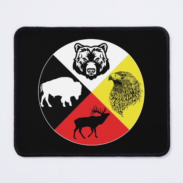 Item preview, Medicine Wheel Native American the best gifts for any american dad father mom mother boy girl child designed and sold by ZoldicShop.