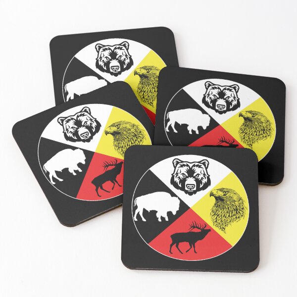 Item preview, Medicine Wheel Native American the best gifts for any american dad father mom mother boy girl child designed and sold by ZoldicShop.