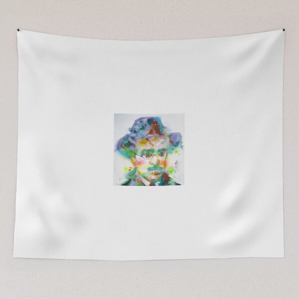 Item preview, FERNANDO PESSOA - watercolor portrait designed and sold by lautir.