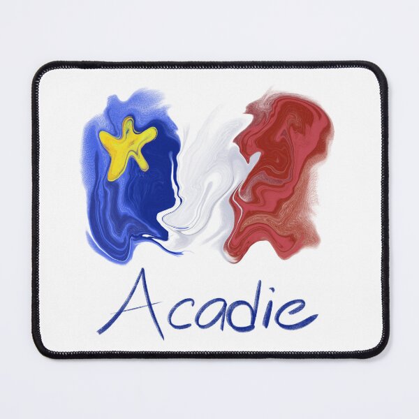 Item preview, Acadian Flag pastel liquid - Drapeau acadien liquide pastel designed and sold by ColoursOfFrance.
