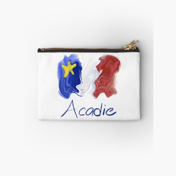 Item preview, Acadian Flag pastel liquid - Drapeau acadien liquide pastel designed and sold by ColoursOfFrance.