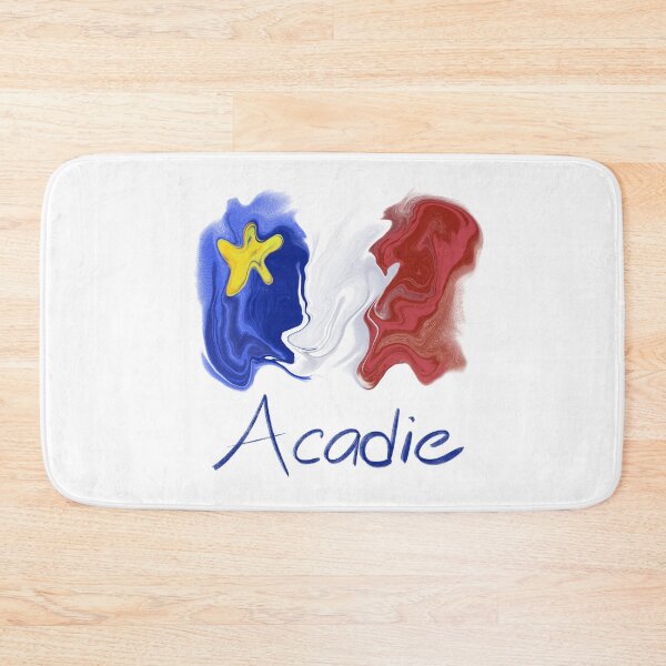 Item preview, Acadian Flag pastel liquid - Drapeau acadien liquide pastel designed and sold by ColoursOfFrance.