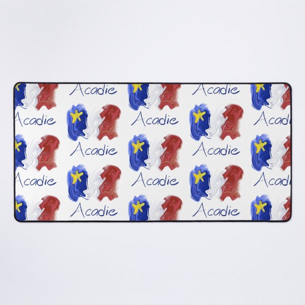 Item preview, Acadian Flag pastel liquid - Drapeau acadien liquide pastel designed and sold by ColoursOfFrance.