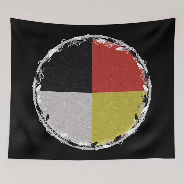 Item preview, Medicine Wheel Native American the best gifts for any american dad father mom mother boy girl child designed and sold by ZoldicShop.