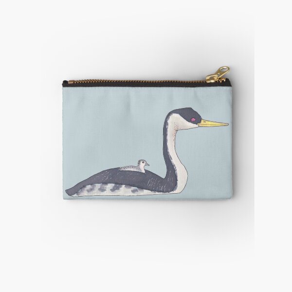 Item preview, Western Grebe watercolor bird art designed and sold by TheWaterBirds.