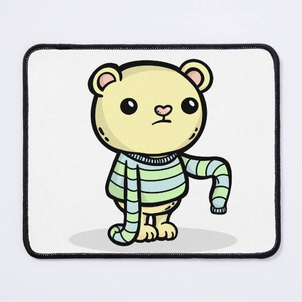 Item preview, Cute bear in oversized sweater designed and sold by SandrasCreaturs.