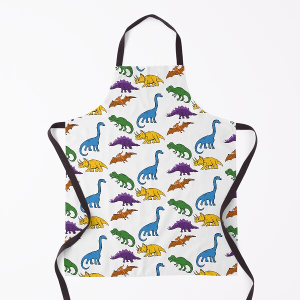 Item preview, Multicolor Dinosaur print White designed and sold by DemonicGloom.