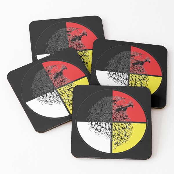 Item preview, Medicine Wheel Native American the best gifts for any american dad father mom mother boy girl child designed and sold by ZoldicShop.