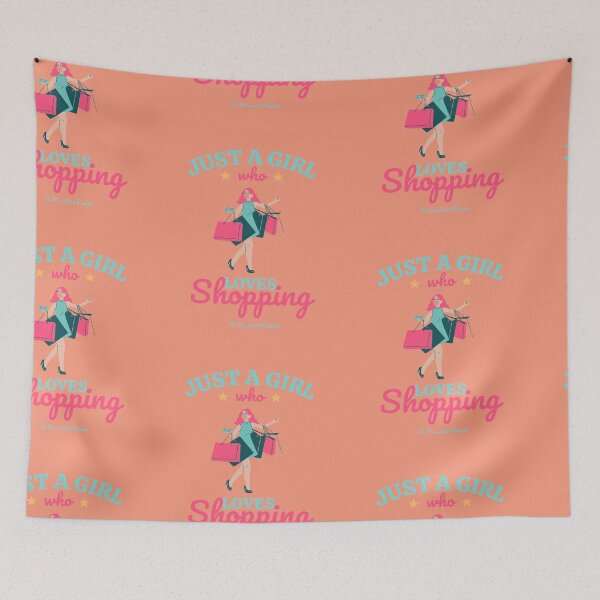 Item preview, Just a Girl Who Loves Shopping designed and sold by TheReporter1.