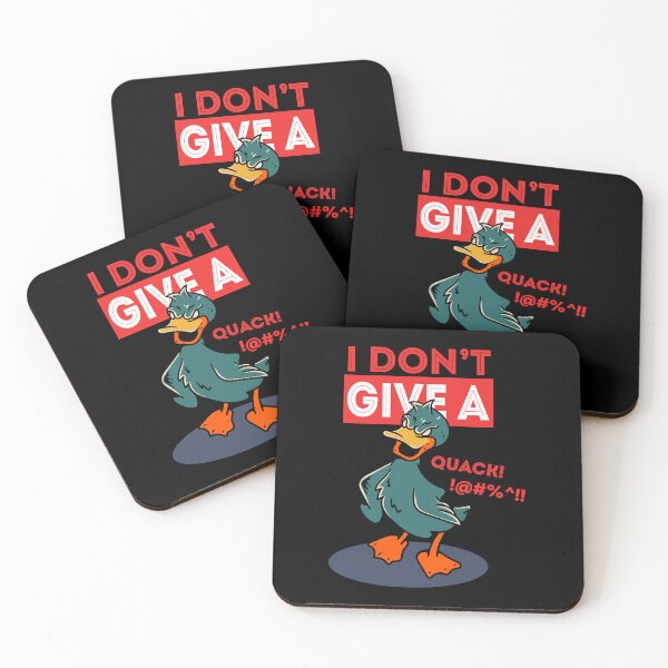 Item preview, I don't give a quack! | Funny Duck | Duck Pun | humor designed and sold by Nfty-Planet01.