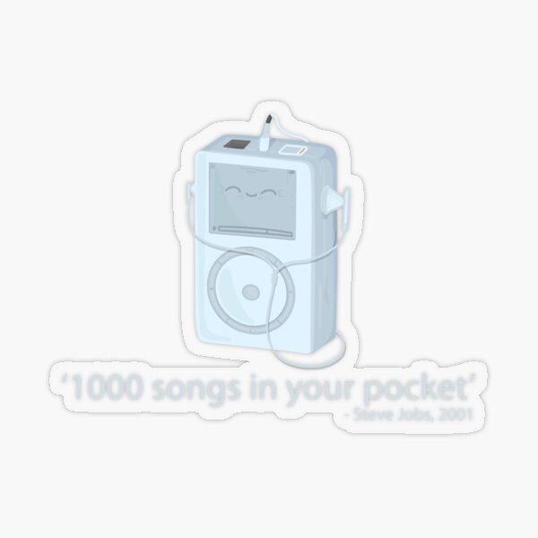 iPod nano apple y2k Sticker for Sale by ursiepercy