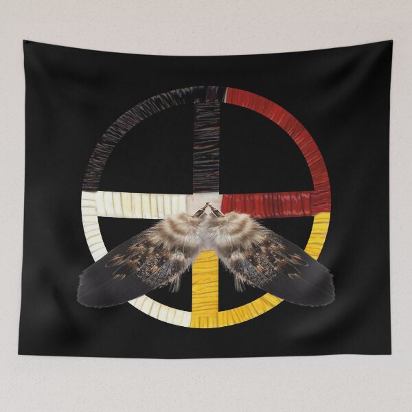 Item preview, Medicine Wheel Native American the best gifts for any american dad father mom mother boy girl child designed and sold by ZoldicShop.