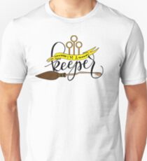Black 'I'm A Keeper' Pun - Yellow Unisex T-Shirt