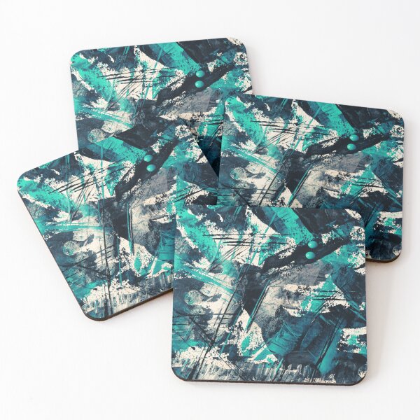 Item preview, abstract design,green,blue,black designed and sold by grickodd.