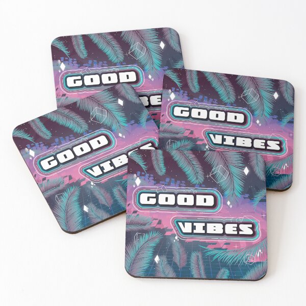 Item preview, Good Vibes || Vaporwave || Synthwave designed and sold by Broseidon13.