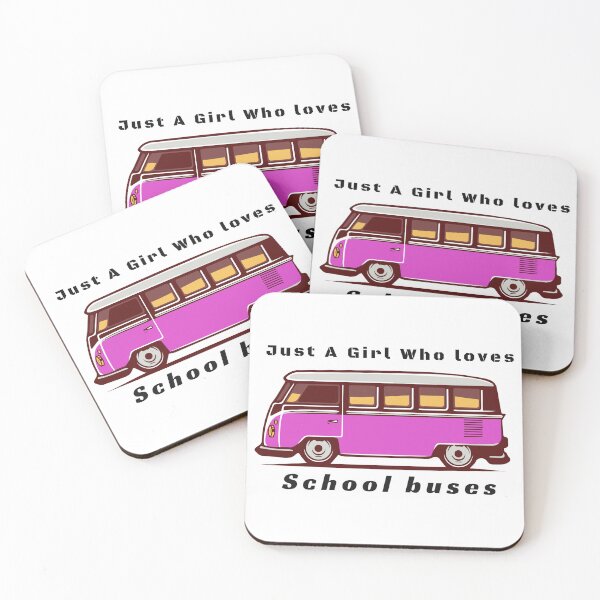 Item preview, Just a girl who loves school buses trending designed and sold by samfromsamuel ⭐⭐⭐⭐⭐.