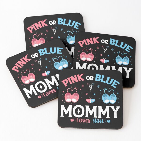 Artikelvorschau, Rosa oder blaue Mama liebt lustiges Geschlecht offenbaren Party-Tante entworfen und verkauft von CREATIVE-TEE.