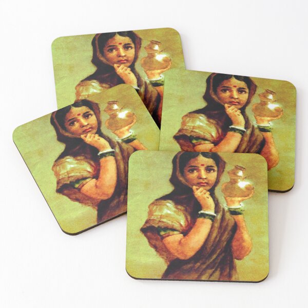 Item preview, Raja Ravi Varma's The Milkmaid designed and sold by mosfunky.