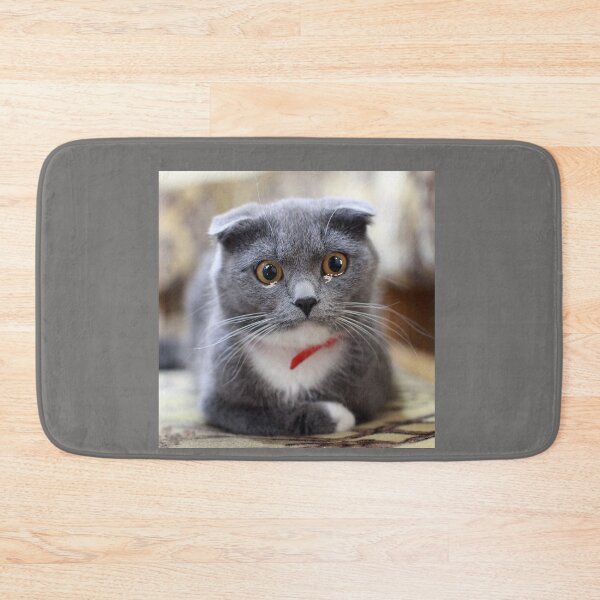 Item preview, Teary Eyed Cat Meme, Crying Cat designed and sold by DiensDesign.