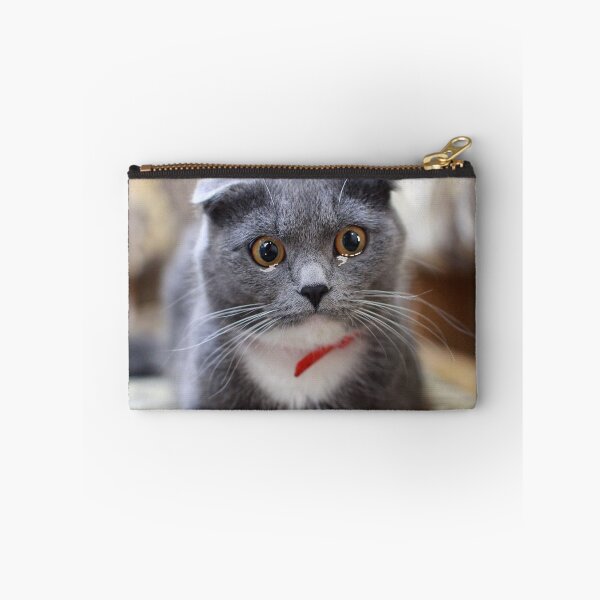 Item preview, Teary Eyed Cat Meme, Crying Cat designed and sold by DiensDesign.
