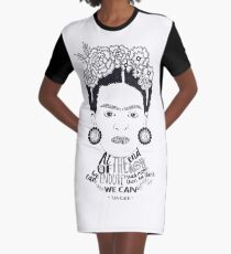 Frida Kahlo - we can endure Graphic T-Shirt Dress