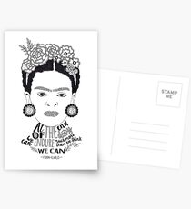 Frida Kahlo - we can endure Postcards