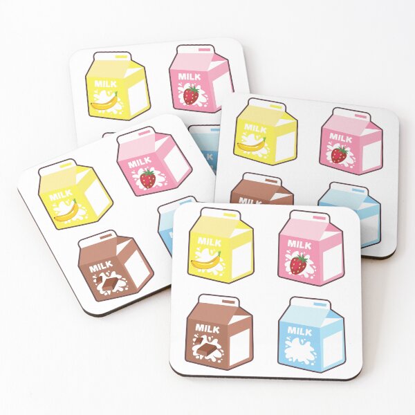 Item preview, Illustrated Cute Milk Cartons | Chocolate Milk | Strawberry Milk designed and sold by MiaDelelai.