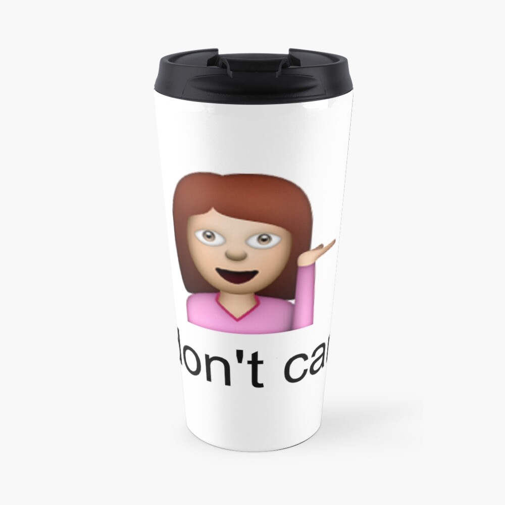 I DON'T CARE Travel Mug