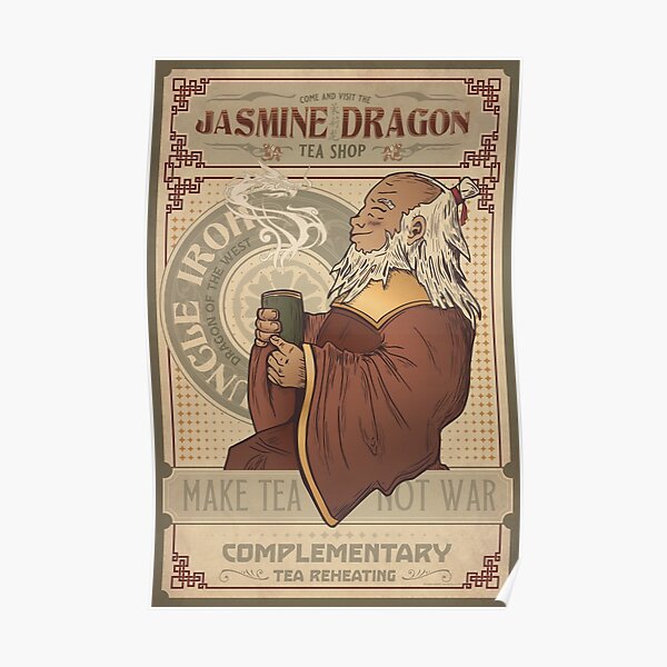 Dragon Jasmin Art Nouveau Poster