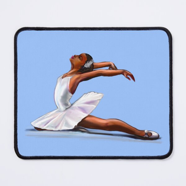 Item preview, African American Ballerina dancing - brown skin black woman ballerina ballet - love dance American ballerina 4 - brown skin ballerina dancing designed and sold by Artonmytee.