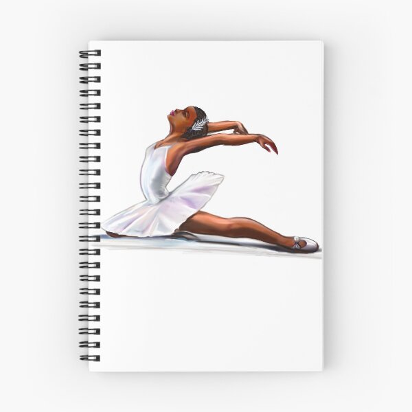 Item preview, African American Ballerina dancing -  brown skin black woman ballerina ballet - love dance American ballerina 4 - brown skin ballerina dancing designed and sold by Artonmytee.