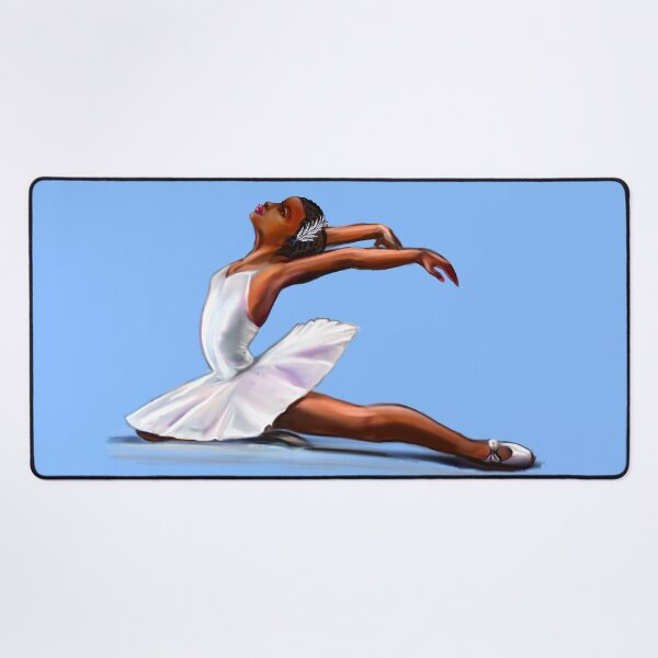 Item preview, African American Ballerina dancing - brown skin black woman ballerina ballet - love dance American ballerina 4 - brown skin ballerina dancing designed and sold by Artonmytee.