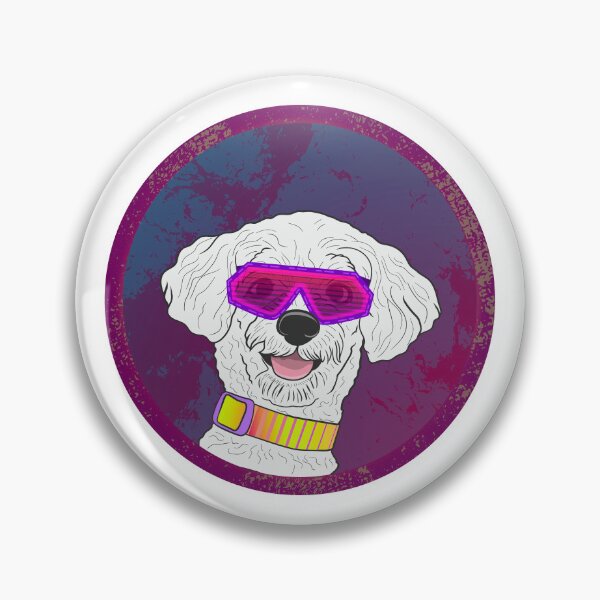 Item preview, Cheerful doggie in stylish glasses  designed and sold by Prof209.
