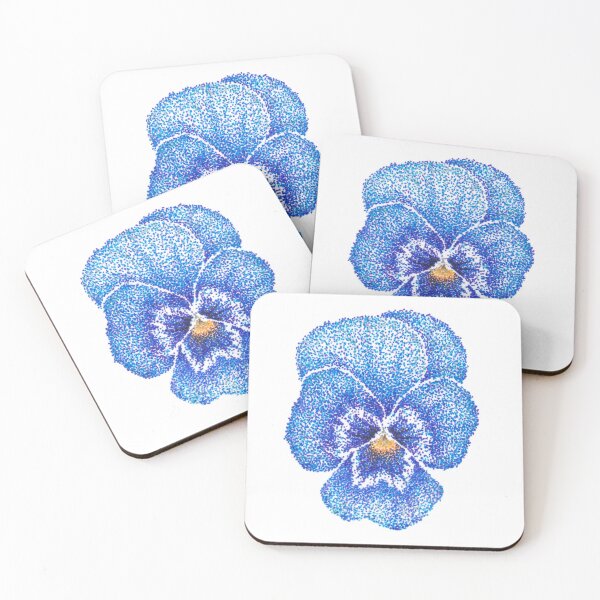 Item preview, Pointillism Pansy designed and sold by ChairmanKyra.