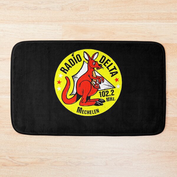 Item preview, Radio Delta Mechelen, Belgium Defunct 80s Radio Station Sticker designed and sold by allysonhat.
