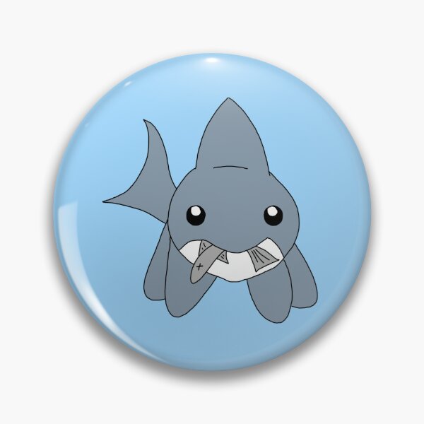 Item preview, Landshark with a fish designed and sold by NonbinarySarah.