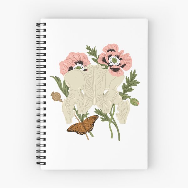 Item preview, Pelvis and Poppies  designed and sold by Rachel Kiran de Haan.