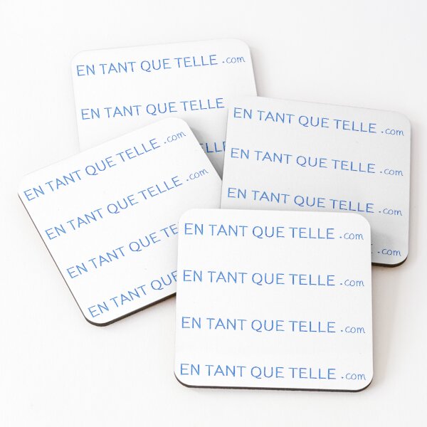Item preview, En Tant Que Telle .com (blue, horizontal) designed and sold by MentaLee.