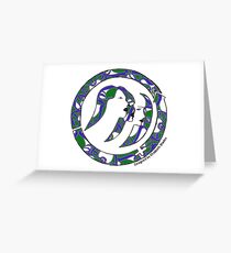 Sisterhood in Suffragette Colours Greeting Card